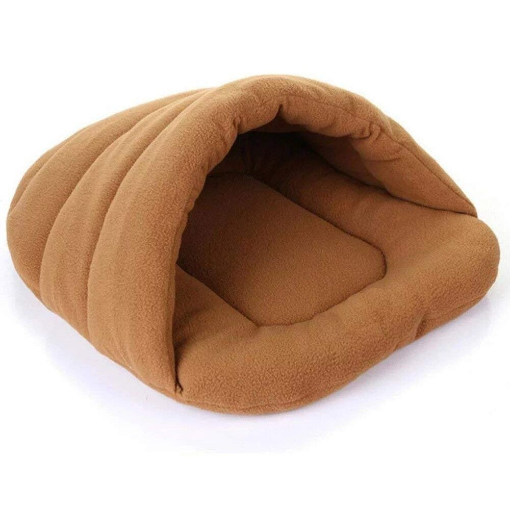 Soft Polar Fleece Kennel Pet Bed - Cave