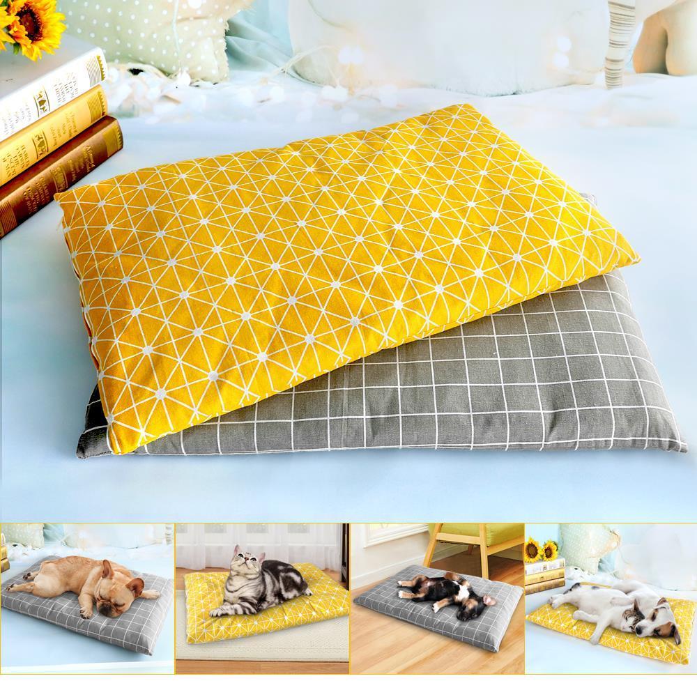 SOFT AND WARM PLAID PET MATTRESS PAD