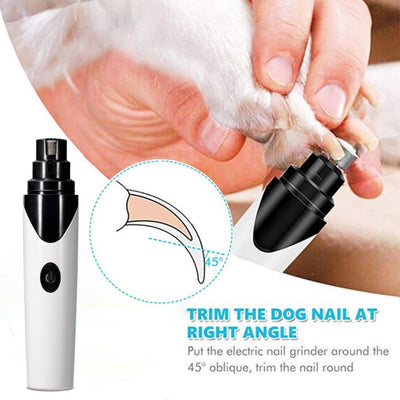 ELECTRIC PAINLESS PET NAIL CLIPPER AND TRIMMER