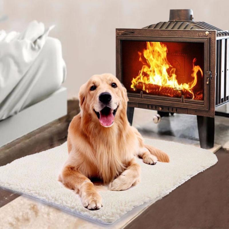 SOFT FLEECE SELF-HEATING PET WARMER BED