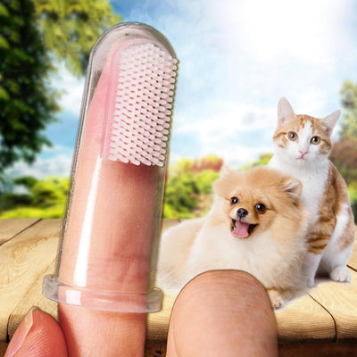 Super Soft Pet Teeth Care Finger Toothbrush