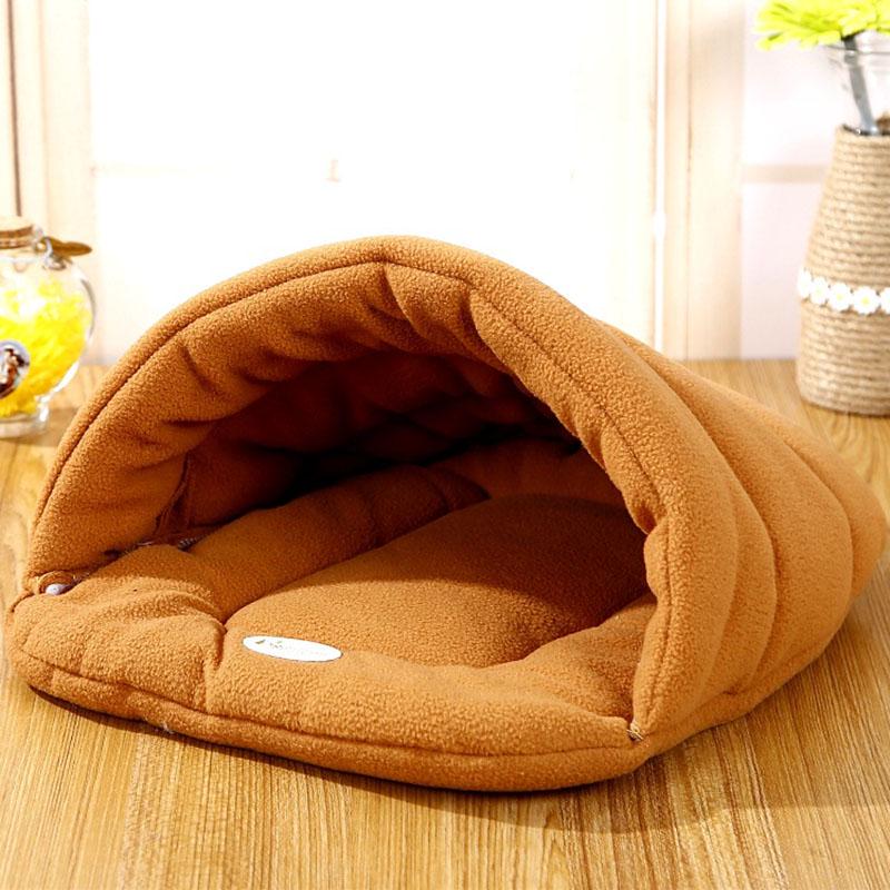 Soft Polar Fleece Kennel Pet Bed - Cave