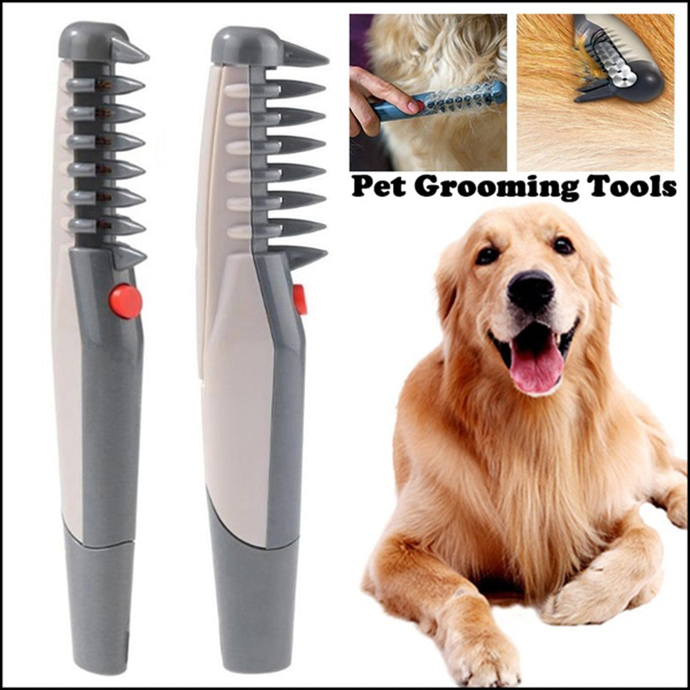 ELECTRIC COMB HAIR GROOMING TOOL FOR DOG OR CAT