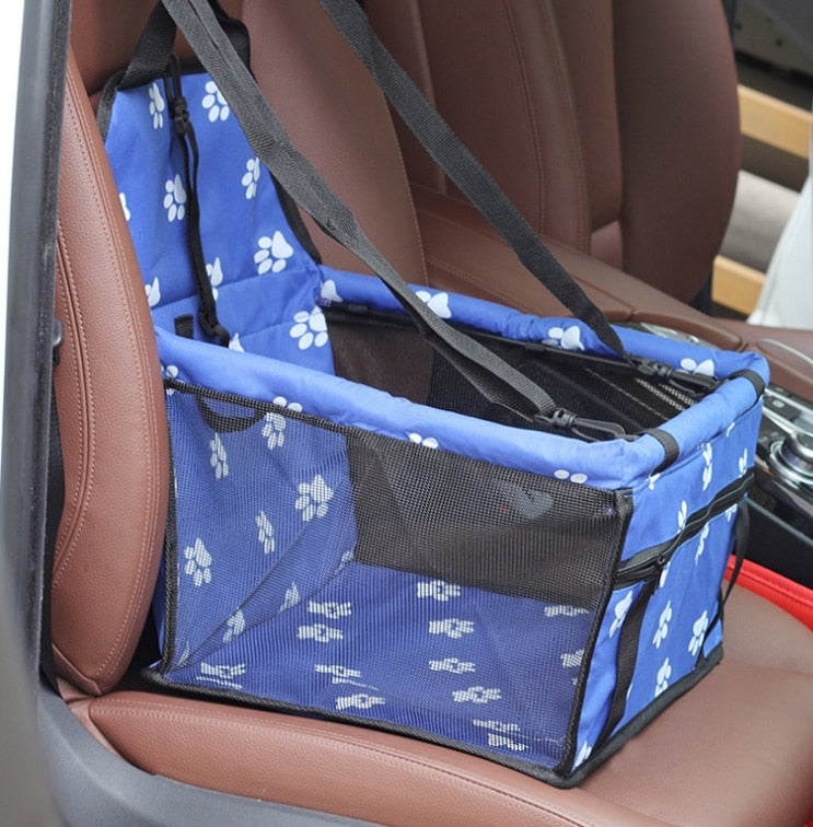 Pet Dog Car Carrier Seat Bag Waterproof Basket Folding Hammock Pet Carriers Bag For Small Cat Dogs Safety Travelling Mesh