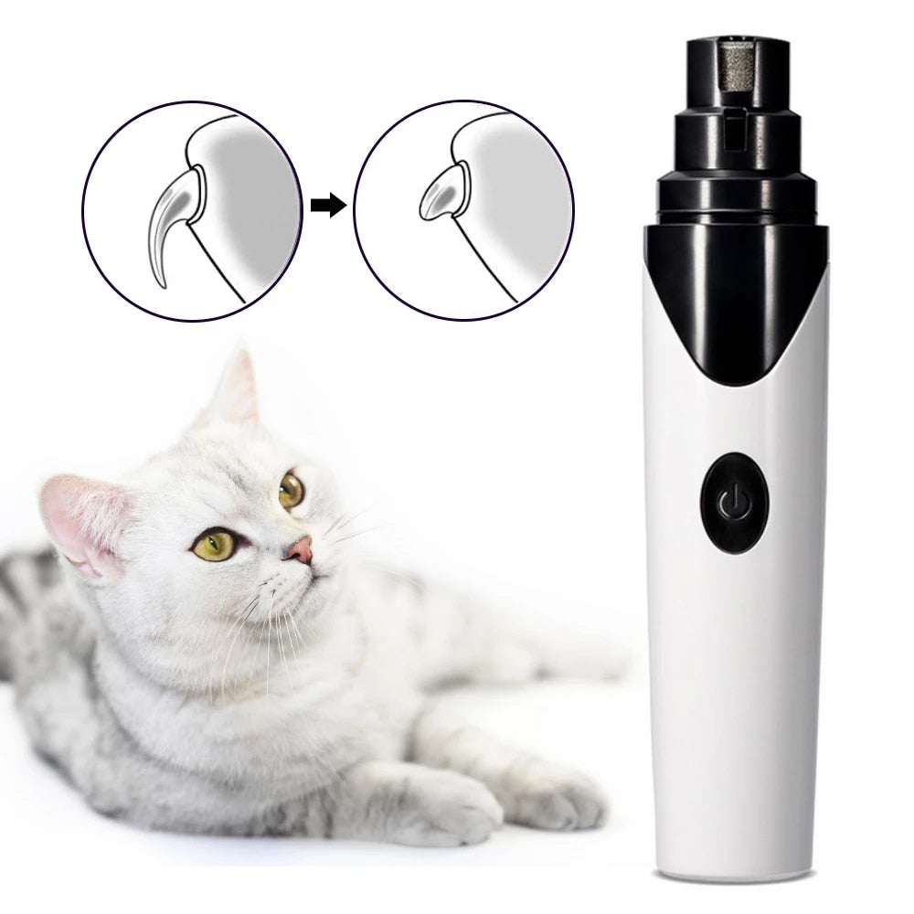 ELECTRIC PAINLESS PET NAIL CLIPPER AND TRIMMER