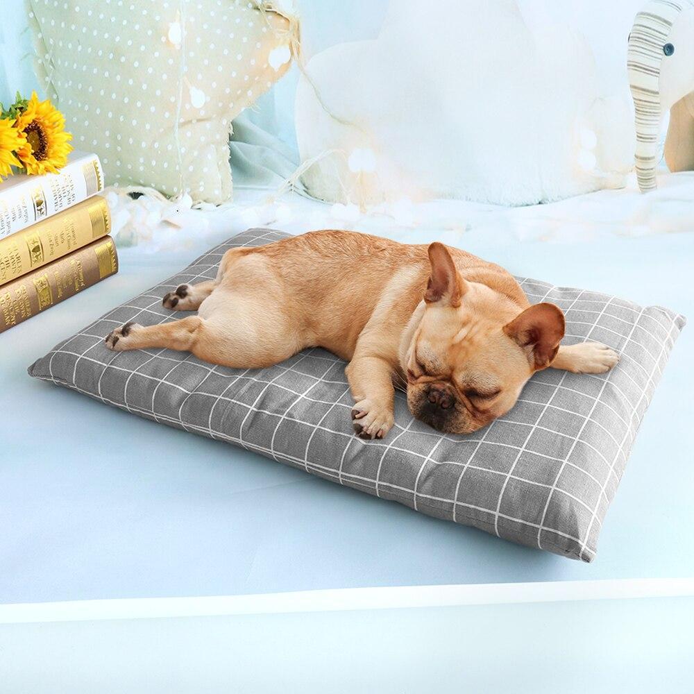 SOFT AND WARM PLAID PET MATTRESS PAD