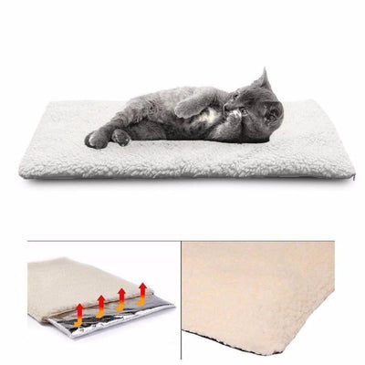 SOFT FLEECE SELF-HEATING PET WARMER BED