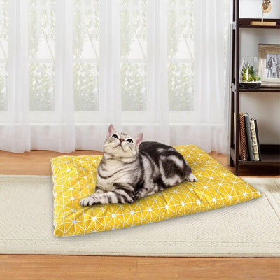 SOFT AND WARM PLAID PET MATTRESS PAD