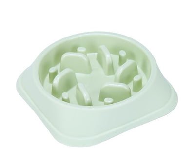 Pet slow eating dog bowl slow feeder dog food bowl Hard Plastic dog slow feeder Cat Pet feeder NonSlip Anti Gulping Feeder Bowl