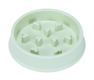 Pet slow eating dog bowl slow feeder dog food bowl Hard Plastic dog slow feeder Cat Pet feeder NonSlip Anti Gulping Feeder Bowl